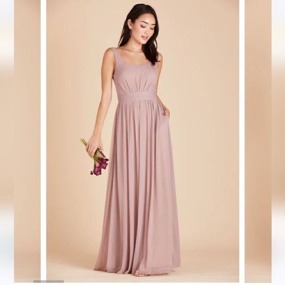 NWT Birdy Grey Mauve Jan Maxi Dress Size XS - Picture 1 of 11